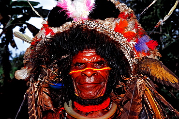 Huli wigman, Papua New Guinea, Tari, Huli, Highlands