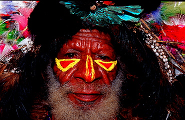 Huli wigman, Papua New Guinea, Tari, Huli, Highlands