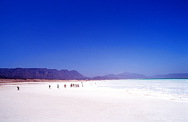 Lac Assal, Lake Assal, Djibouti, Djibuti, Africa, Afar Triangle