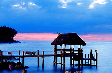 Beach of Bahamas, Nassau, New, Providence, Dawn, Bahamas, Caribbean Sea, New Providence