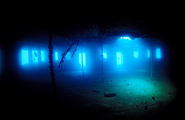 Umbria shipwreck, Wingate Reef, Sudan, Red Sea, Africa