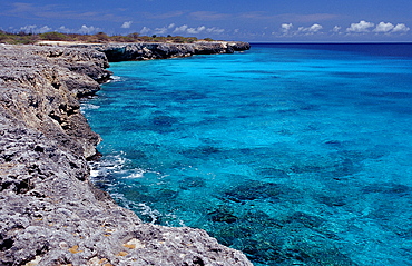 Coastel scenic of Bonaire, Netherlands Antilles, Bonaire, Caribbean Sea, Washington Slagbaai National Park, Wayaka