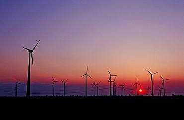 Wind farm, Germany, Leipzig