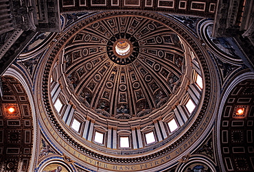 Vatican Dome Interior, Italy, Rome, Vatican City