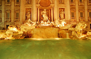 Trevi Fountain, Fontana di Trevi, Italy, Rome, Piazza di Trevi