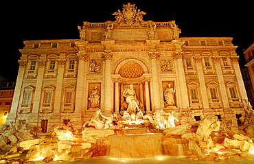 Trevi Fountain, Fontana di Trevi, Italy, Rome, Piazza di Trevi