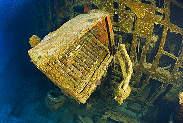 Wreckage of Destroyer USS Anderson, Marshall Islands, Bikini Atoll, Micronesia, Pacific Ocean