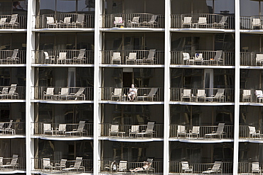 Hotel Tower at Honolulu, Oahu, Pacific Ocean, Hawaii, USA