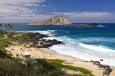 Makapuu Beach and Manana Bird Sanctuaries, Oahu, Pacific Ocean, Hawaii, USA