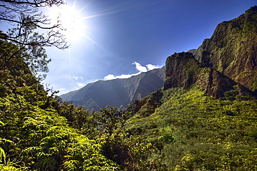 Iao Needle at Kepaniwai County Park,  Iao Valley, Maui, Hawaii, USA