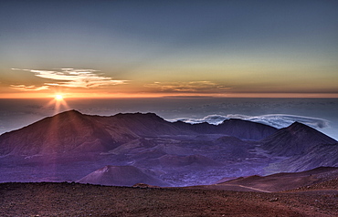 Sunrise at Haleakala Crater, Maui, Hawaii, USA