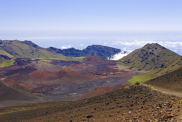 Crater of Haleakala Volcano, Maui, Hawaii, USA