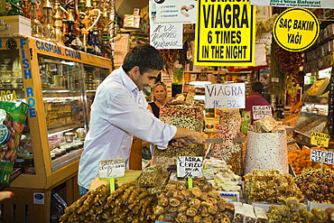 Sweets at Spice Bazaar, Istanbul, Turkey