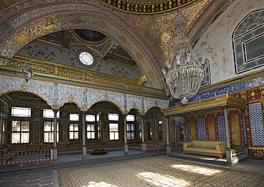 Sultans Hall, Topkapi Palace, Istanbul, Turkey