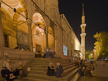 Entrance Blue Mosque, Sultan Ahmed Mosque, Istanbul, Turkey