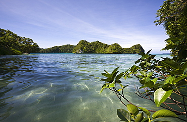 Bay in Rock Islands, Micronesia, Palau