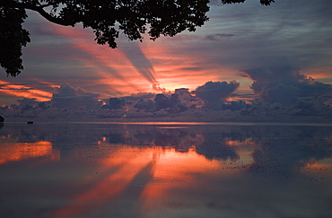 Sunset at Palau, Micronesia, Palau