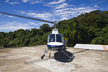 Helicopter provide Flights over Palau Islands, Micronesia, Palau