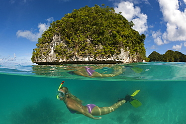 Snorkeling in Palau, Micronesia, Palau