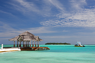 Lagoon of Maldive Island Kandooma, South Male Atoll, Maldives