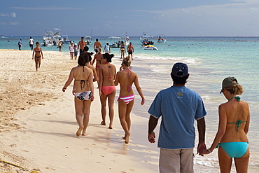 Beach Playa del Carmen, Riviera Maya, Yucatan Peninsula, Caribbean Sea, Mexico