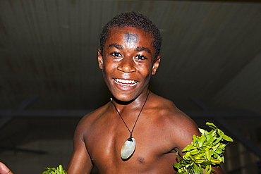 Natives perform Kava Ceremony, Makogai, Lomaviti, Fiji, Pacific