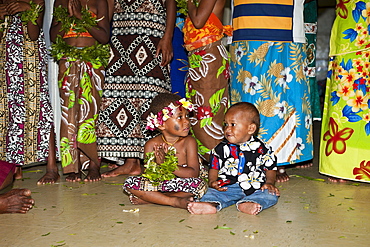 Local Fijian children, Makogai, Lomaviti, Fiji, Pacific