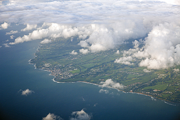 Aerial View of Guadeloupe, Caribbean, France