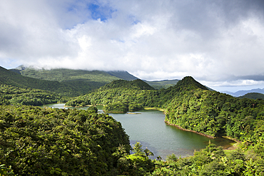 Freshwater Lake in Morne Trois Pitons National Park, Caribbean, Dominica