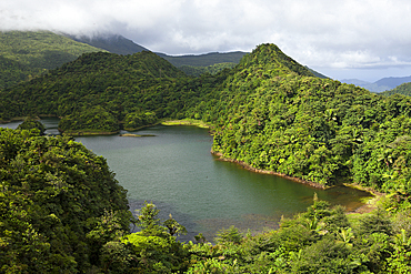 Freshwater Lake in Morne Trois Pitons National Park, Caribbean, Dominica