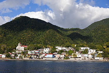 Coast close to Roseau, Caribbean Sea, Dominica