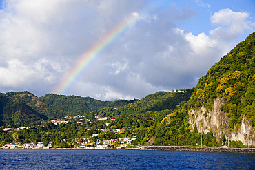 Rainbow over Dominica, Caribbean Sea, Dominica