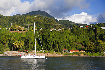 Coast close to Roseau, Caribbean Sea, Dominica