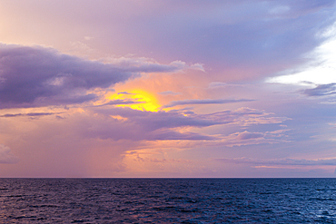 Sunset over Ocean, Felidhu Atoll, Maldives