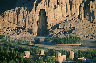 Buddha at Bamiyan, UNESCO World Heritage Site, since destroyed by the Taliban, Bamiyan, Afghanistan, Asia