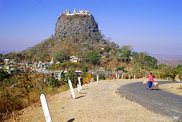 Mount Popa, Myanmar (Burma), Asia