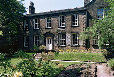 Bronte vicarage (parsonage), Haworth, Yorkshire, England, United Kingdom, Europe