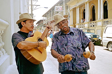 Street Musicians performing in Santiago de Cuba, Cuba