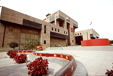 The National Museum of the Nation, with collections of artifacts from Peruvian indigenous and Pre-Columbian cultures, Lima, Peru