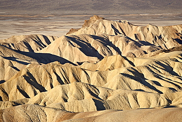 Badlands at Zabriskie Point, Death Valley National Park, California, United States of America, North America