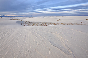 Patterns in the dunes, White Sands National Monument, New Mexico, United States of America, North America