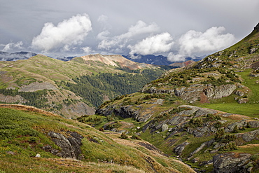 Clouds over the San Juan Mountains, San Juan National Forest, Colorado, United States of America, North America