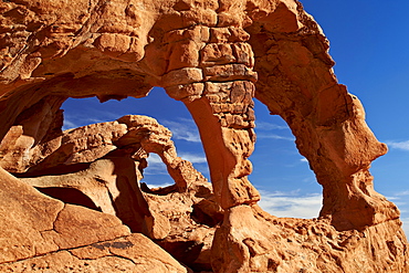 Pretzel Arch, Valley of Fire State Park, Nevada, United States of America, North America