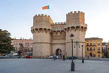 Serranos Gate, Valencia, Spain, Europe