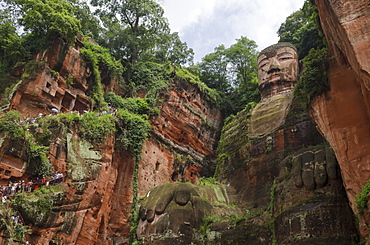 Leshan Giant Buddha, UNESCO World Heritage Site, Leshan, Sichuan Province, China, Asia