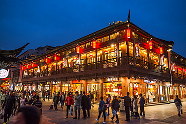 Pedestrian Street, Nanjing, Jiangsu province, China, Asia