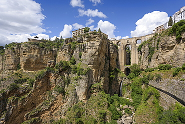 Puente Nuevo in Ronda, province of Malaga, Andalusia, Spain, Europe