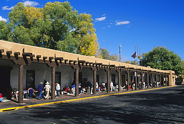 Palace of the Governors, Santa Fe, New Mexico, United States of America, North America