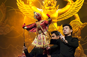 Puppet show, Aksra Theater, Bangkok, Thailand, Southeast Asia, Asia