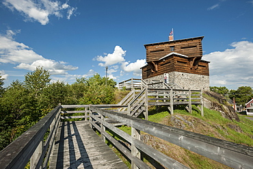 Petit-Sault Blockhouse PHS, Edmundston, New Brunswick, Canada, North America